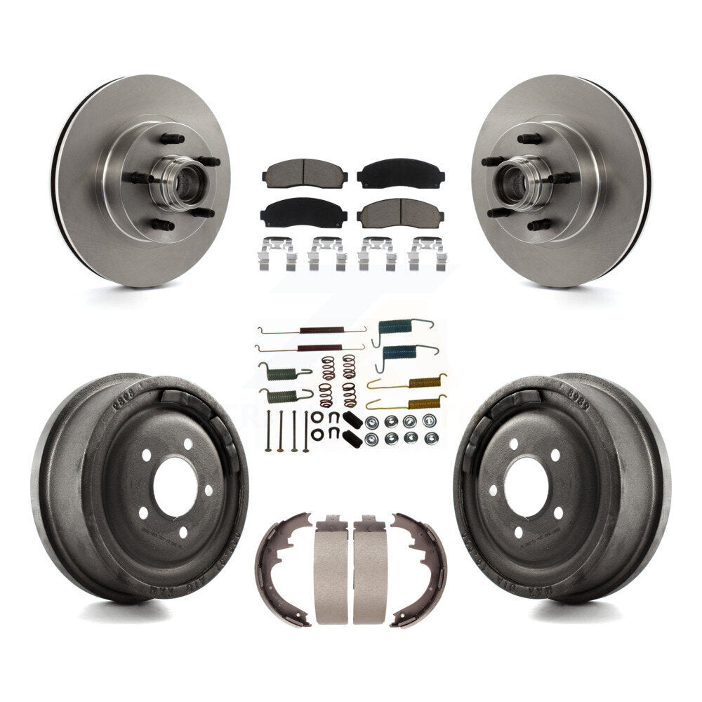[Avant + Arrière] Kit de Disque et plaquette (céramique) de frein pour 2006-2009 Ford Ranger RWD avec 10" Diameter K8C-102750