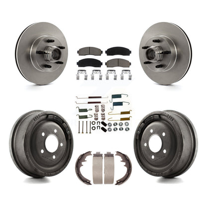 [Avant + Arrière] Kit de Disque et plaquette (céramique) de frein pour 2006-2009 Ford Ranger RWD avec 10" Diameter K8C-102750