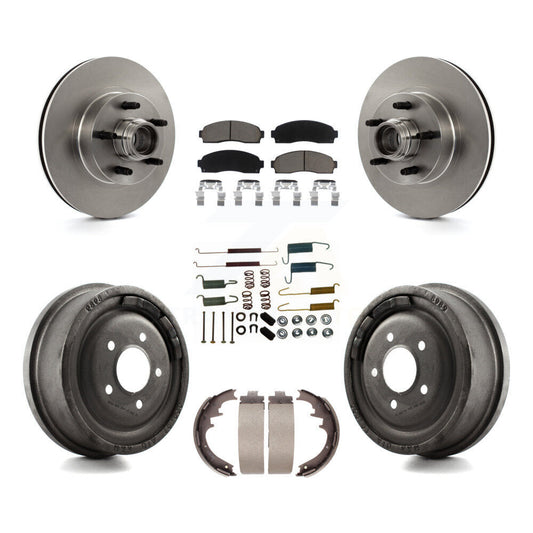 [Avant + Arrière] Kit de Disque et plaquette (céramique) de frein pour 2006-2009 Ford Ranger RWD avec 10" Diameter K8C-102750