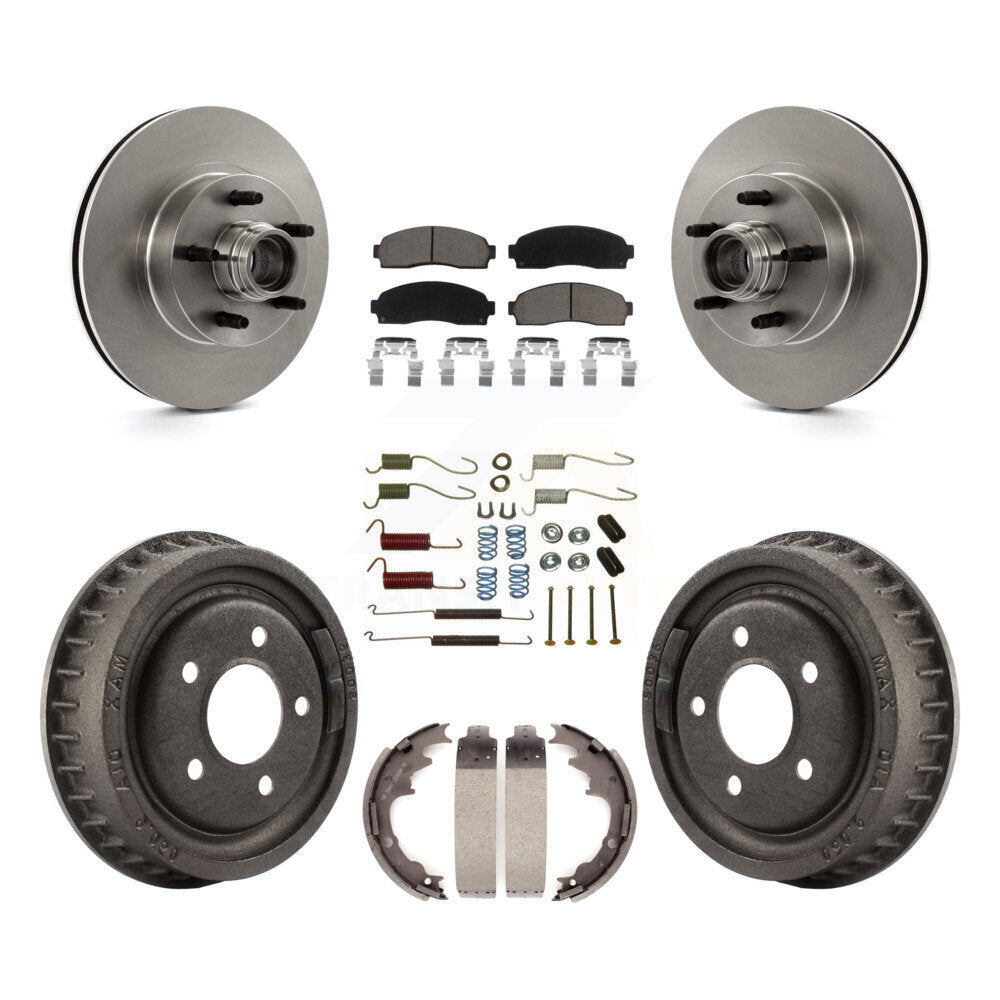 [Avant + Arrière] Kit de Disque et plaquette (céramique) de frein pour 2006-2009 Ford Ranger RWD avec 9" Diameter K8C-102751