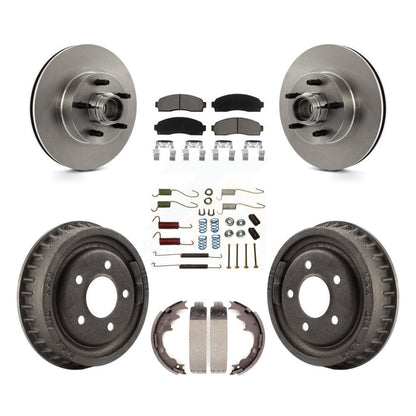 [Avant + Arrière] Kit de Disque et plaquette (céramique) de frein pour 2006-2009 Ford Ranger RWD avec 9" Diameter K8C-102751