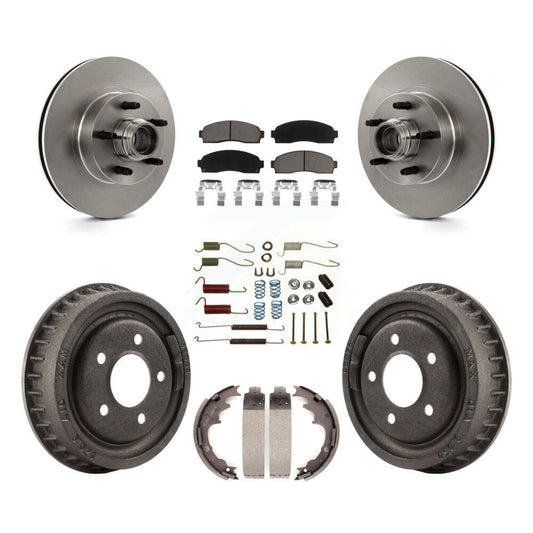 [Avant + Arrière] Kit de Disque et plaquette (céramique) de frein pour 2006-2009 Ford Ranger RWD avec 9" Diameter K8C-102751