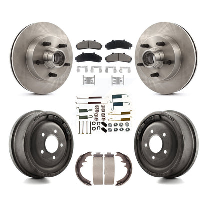 [Avant + Arrière] Kit de Disque et plaquette (céramique) de frein pour 1998-1999 Mazda B4000 RWD avec 4-Wheel ABS avec 10" Diameter K8C-102752
