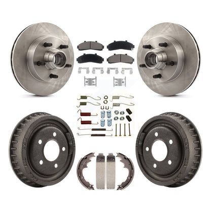 [Avant + Arrière] Kit de Disque et plaquette (céramique) de frein pour 1998-1999 Mazda B4000 RWD avec 4-Wheel ABS avec 9" Diameter K8C-102753