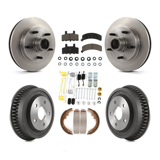 [Avant + Arrière] Kit de Disque et plaquette (céramique) de frein pour 1994-1999 Dodge Ram 1500 RWD K8C-102755 par Transit Auto
