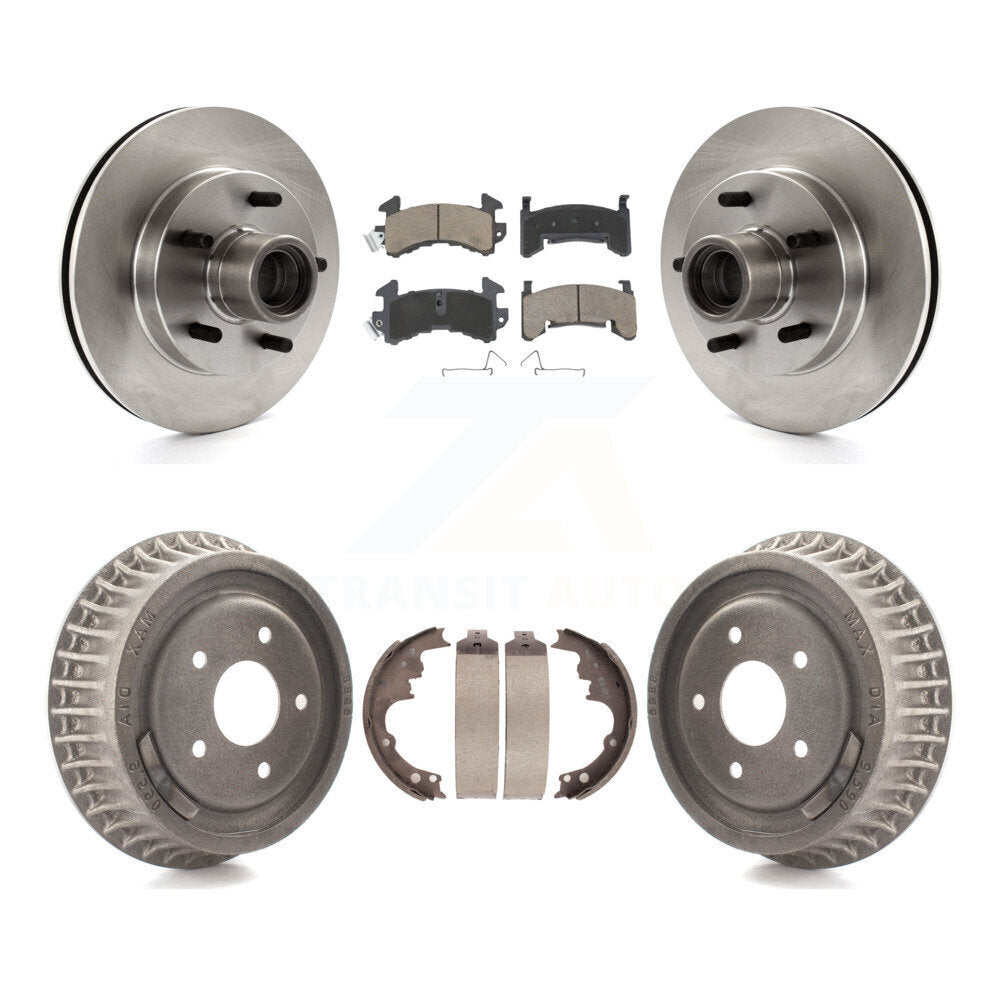 [Avant + Arrière] Kit de Disque et plaquette (céramique) de frein pour Chevrolet S10 GMC Sonoma Blazer Jimmy Isuzu Hombre K8C-102756