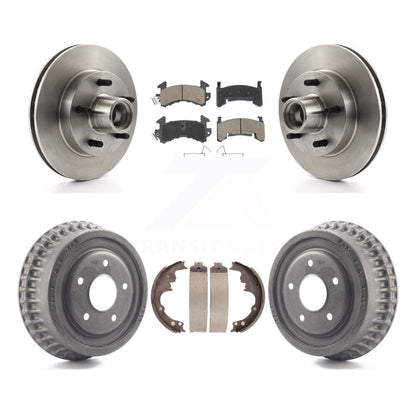 [Avant + Arrière] Kit de Disque et plaquette (céramique) de frein pour Chevrolet S10 Camaro Pontiac Monte Carlo GMC Firebird Blazer El Camino Buick Regal S15 Oldsmobile Cutlass Supreme Jimmy Sonoma K8C-102758