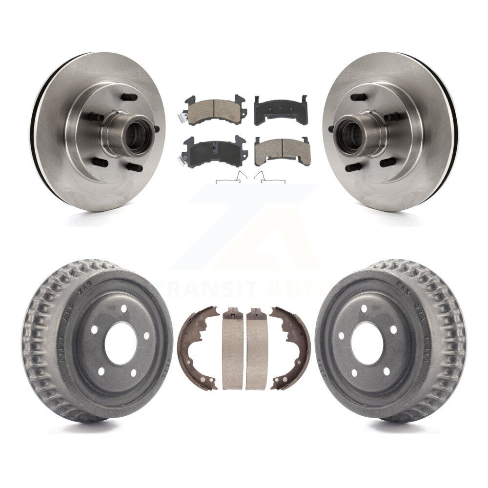 [Avant + Arrière] Kit de Disque et plaquette (céramique) de frein pour 1991 GMC Sonoma Chevrolet S10 Blazer S15 Jimmy avec ABS Tone Ring RWD K8C-102759