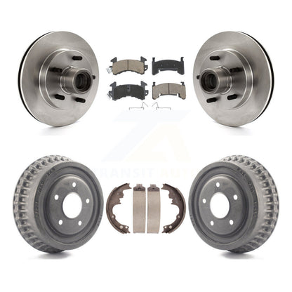 [Avant + Arrière] Kit de Disque et plaquette (céramique) de frein pour 1991 GMC Sonoma Chevrolet S10 Blazer S15 Jimmy avec ABS Tone Ring RWD K8C-102759