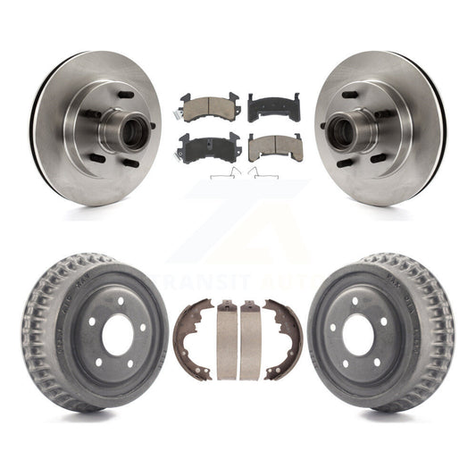 [Avant + Arrière] Kit de Disque et plaquette (céramique) de frein pour 1991 GMC Sonoma Chevrolet S10 Blazer S15 Jimmy avec ABS Tone Ring RWD K8C-102759