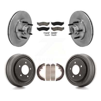 [Avant + Arrière] Kit de Disque et plaquette (céramique) de frein pour 1999 Ford F-150 RWD avec 5 Lug Wheels K8C-102760