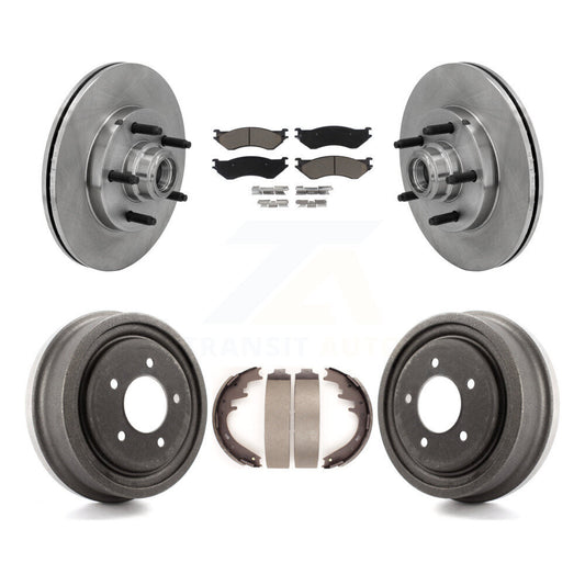 [Avant + Arrière] Kit de Disque et plaquette (céramique) de frein pour 1999 Ford F-150 RWD avec 5 Lug Wheels K8C-102760
