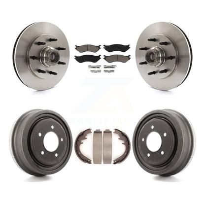 [Avant + Arrière] Kit de Disque et plaquette (céramique) de frein pour 1999 Ford F-150 RWD avec 7 Lug Wheels K8C-102761