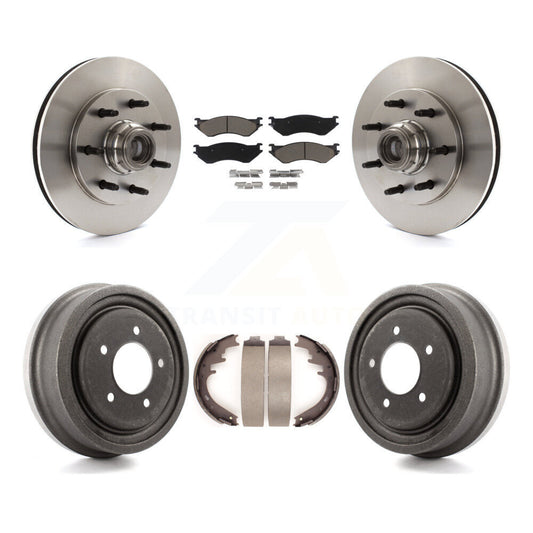 [Avant + Arrière] Kit de Disque et plaquette (céramique) de frein pour 1999 Ford F-150 RWD avec 7 Lug Wheels K8C-102761