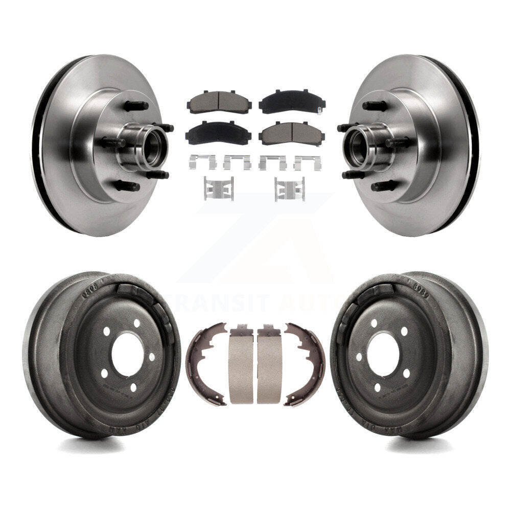 [Avant + Arrière] Kit de Disque et plaquette (céramique) de frein pour Ford Ranger Mazda B2500 B3000 B4000 avec 10" Diameter K8C-102763