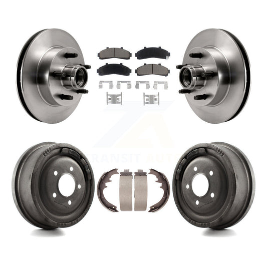 [Avant + Arrière] Kit de Disque et plaquette (céramique) de frein pour Ford Ranger Mazda B2500 B3000 B4000 avec 10" Diameter K8C-102763
