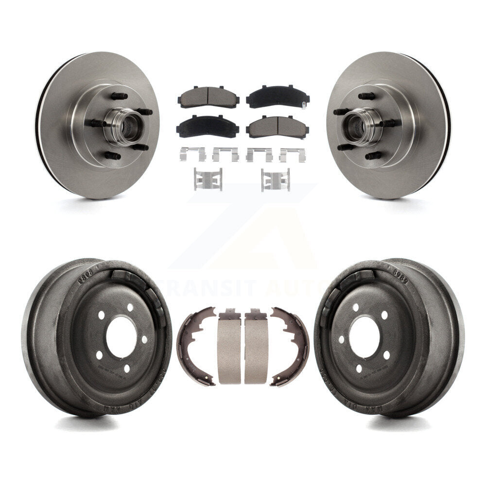 [Avant + Arrière] Kit de Disque et plaquette (céramique) de frein pour Ford Ranger avec 10" Diameter K8C-102764