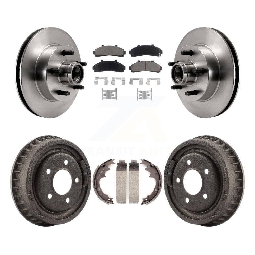 [Avant + Arrière] Kit de Disque et plaquette (céramique) de frein pour Ford Ranger Mazda B2500 B3000 B4000 avec 9" Diameter K8C-102765
