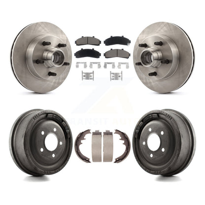 [Avant + Arrière] Kit de Disque et plaquette (céramique) de frein pour 1998-1999 Mazda B4000 RWD avec 4-Wheel ABS avec 10" Diameter K8C-102767