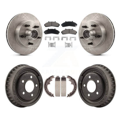 [Avant + Arrière] Kit de Disque et plaquette (céramique) de frein pour 1998-1999 Mazda B4000 RWD avec 4-Wheel ABS avec 9" Diameter K8C-102768