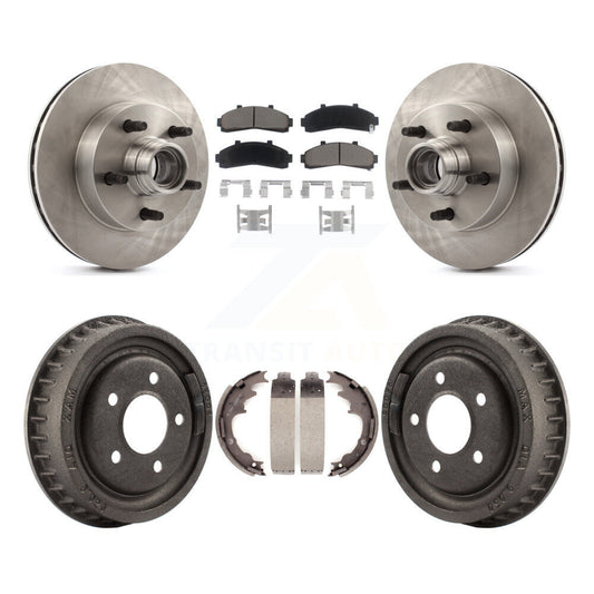 [Avant + Arrière] Kit de Disque et plaquette (céramique) de frein pour 1998-1999 Mazda B4000 RWD avec 4-Wheel ABS avec 9" Diameter K8C-102768