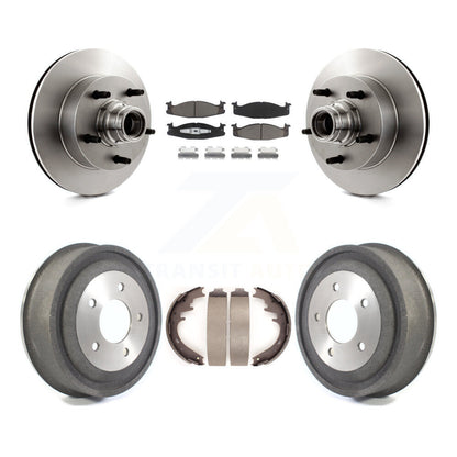 [Avant + Arrière] Kit de Disque et plaquette (céramique) de frein pour Ford E-150 Econoline Club Wagon K8C-102769