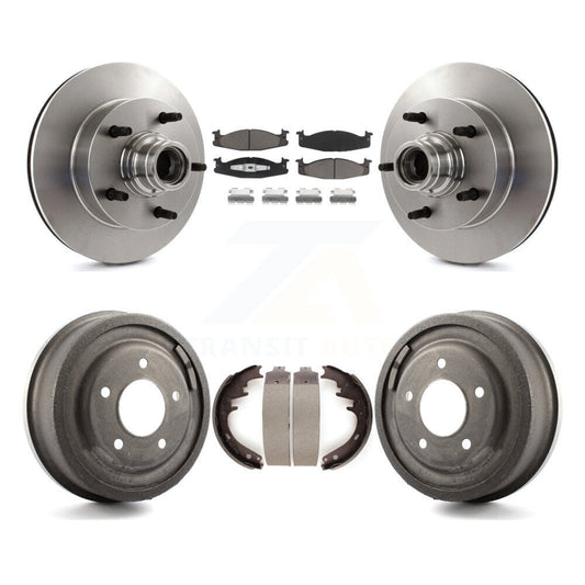 [Avant + Arrière] Kit de Disque et plaquette (céramique) de frein pour Ford F-150 E-150 Econoline K8C-102770