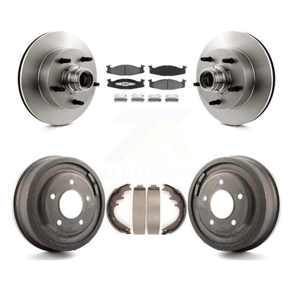 [Avant + Arrière] Kit de Disque et plaquette (céramique) de frein pour 1997-1999 Ford E-150 Econoline Club Wagon K8C-102772