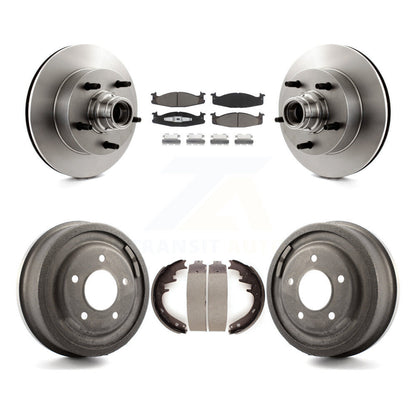 [Avant + Arrière] Kit de Disque et plaquette (céramique) de frein pour Ford E-150 Econoline Club Wagon K8C-102774