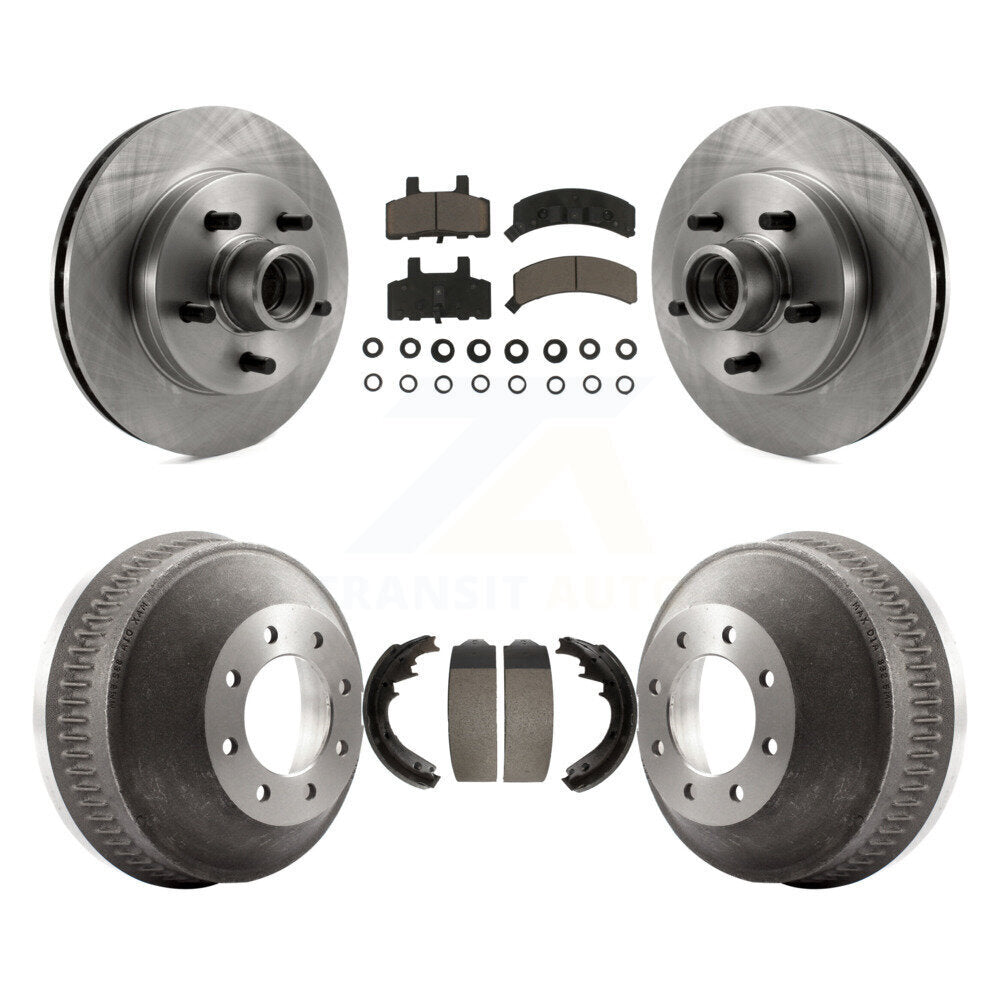 [Avant + Arrière] Kit de Disque et plaquette (céramique) de frein pour 1998-1999 C1500 Suburban Chevrolet GMC avec 13" Diameter GAS engine K8C-102777