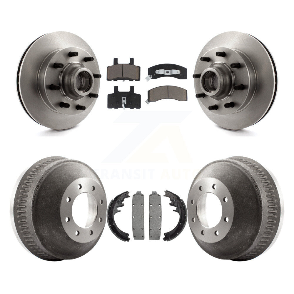 [Avant + Arrière] Kit de Disque et plaquette (céramique) de frein pour Chevrolet C2500 C1500 Suburban GMC K8C-102779