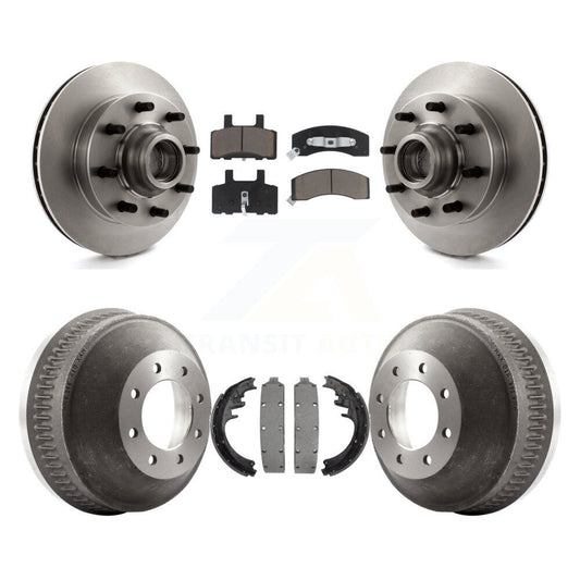 [Avant + Arrière] Kit de Disque et plaquette (céramique) de frein pour Chevrolet C2500 C1500 Suburban GMC K8C-102779