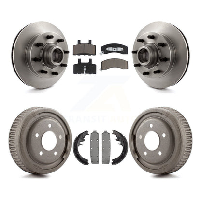[Avant + Arrière] Kit de Disque et plaquette (céramique) de frein pour 1998-1999 Chevrolet C1500 Suburban DIESEL engine avec 10" Diameter K8C-102780