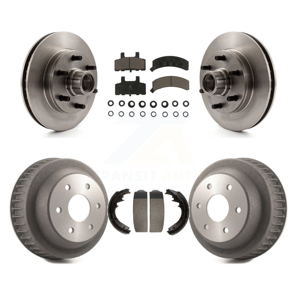 [Avant + Arrière] Kit de Disque et plaquette (céramique) de frein pour C2500 Chevrolet GMC avec 7200 Lb GVW K8C-102781