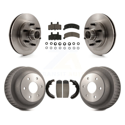 [Avant + Arrière] Kit de Disque et plaquette (céramique) de frein pour C2500 Chevrolet GMC avec 7200 Lb GVW K8C-102781