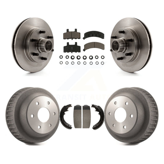 [Avant + Arrière] Kit de Disque et plaquette (céramique) de frein pour C2500 Chevrolet GMC avec 7200 Lb GVW K8C-102781