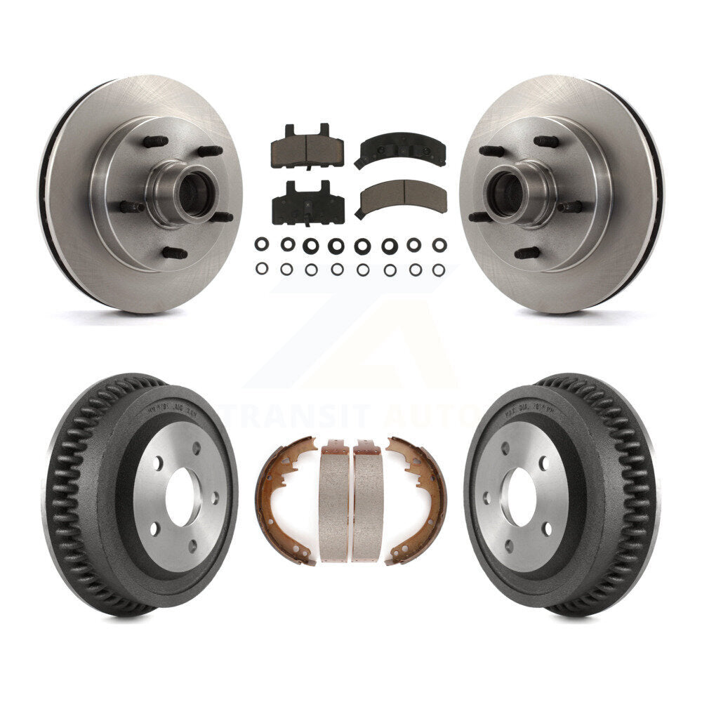 [Avant + Arrière] Kit de Disque et plaquette (céramique) de frein pour 1994-1999 Dodge Ram 1500 RWD K8C-102782