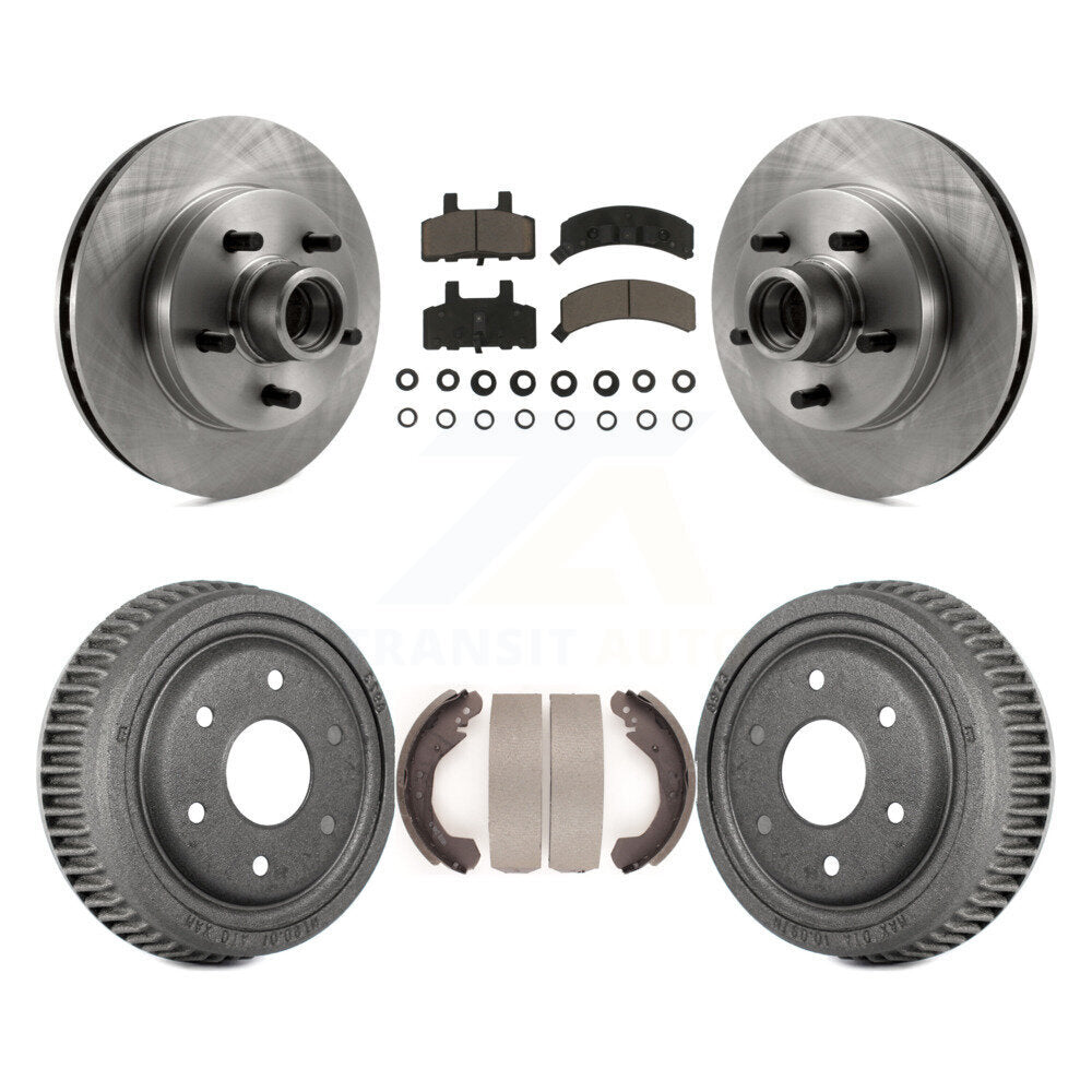 [Avant + Arrière] Kit de Disque et plaquette (céramique) de frein pour GMC Yukon RWD avec 10" Diameter K8C-102784