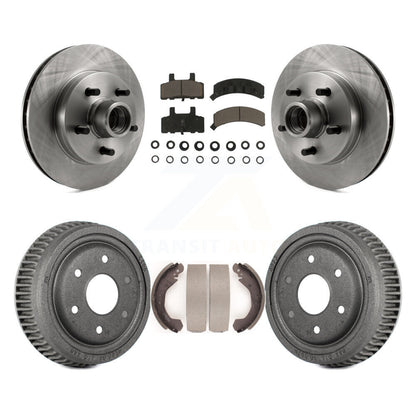 [Avant + Arrière] Kit de Disque et plaquette (céramique) de frein pour GMC Yukon RWD avec 10" Diameter K8C-102784