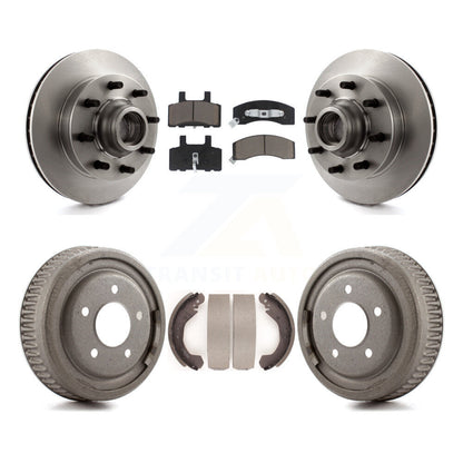 [Avant + Arrière] Kit de Disque et plaquette (céramique) de frein pour 1995-1997 GMC Yukon RWD avec DIESEL engine avec 10" Diameter K8C-102786