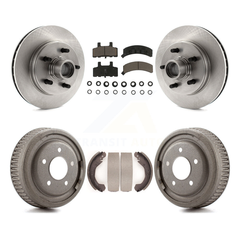 [Avant + Arrière] Kit de Disque et plaquette (céramique) de frein pour 1988-1991 C1500 Chevrolet GMC K8C-102787