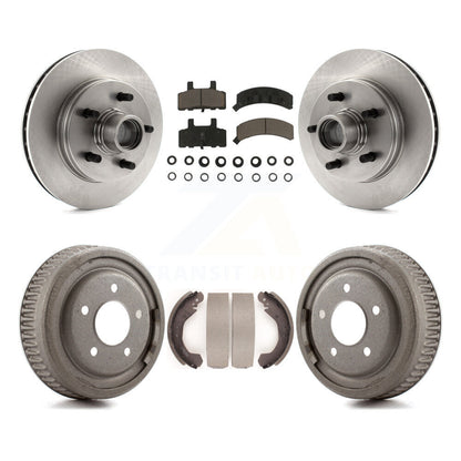 [Avant + Arrière] Kit de Disque et plaquette (céramique) de frein pour 1988-1991 C1500 Chevrolet GMC K8C-102787