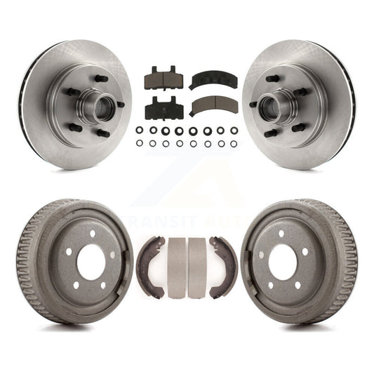 [Avant + Arrière] Kit de Disque et plaquette (céramique) de frein pour 1988-1991 C1500 Chevrolet GMC K8C-102787