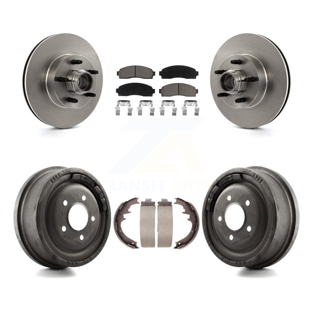 [Avant + Arrière] Kit de Disque et plaquette (céramique) de frein pour 2006-2009 Ford Ranger RWD avec 10" Diameter K8C-102789