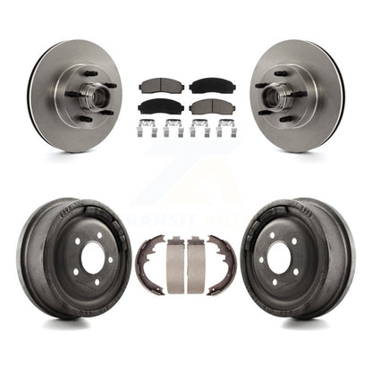 [Avant + Arrière] Kit de Disque et plaquette (céramique) de frein pour 2006-2009 Ford Ranger RWD avec 10" Diameter K8C-102789