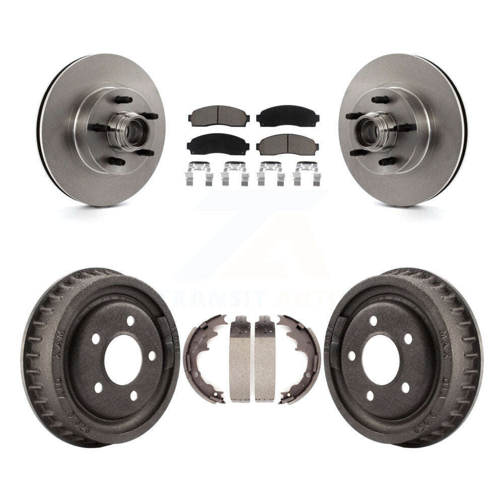 [Avant + Arrière] Kit de Disque et plaquette (céramique) de frein pour 2006-2009 Ford Ranger RWD avec 9" Diameter K8C-102790