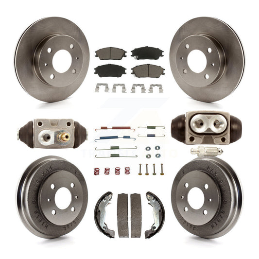 [Avant + Arrière] Kit de Disque et plaquette (céramique) de frein pour 2003-2005 Hyundai Accent K8C-102792