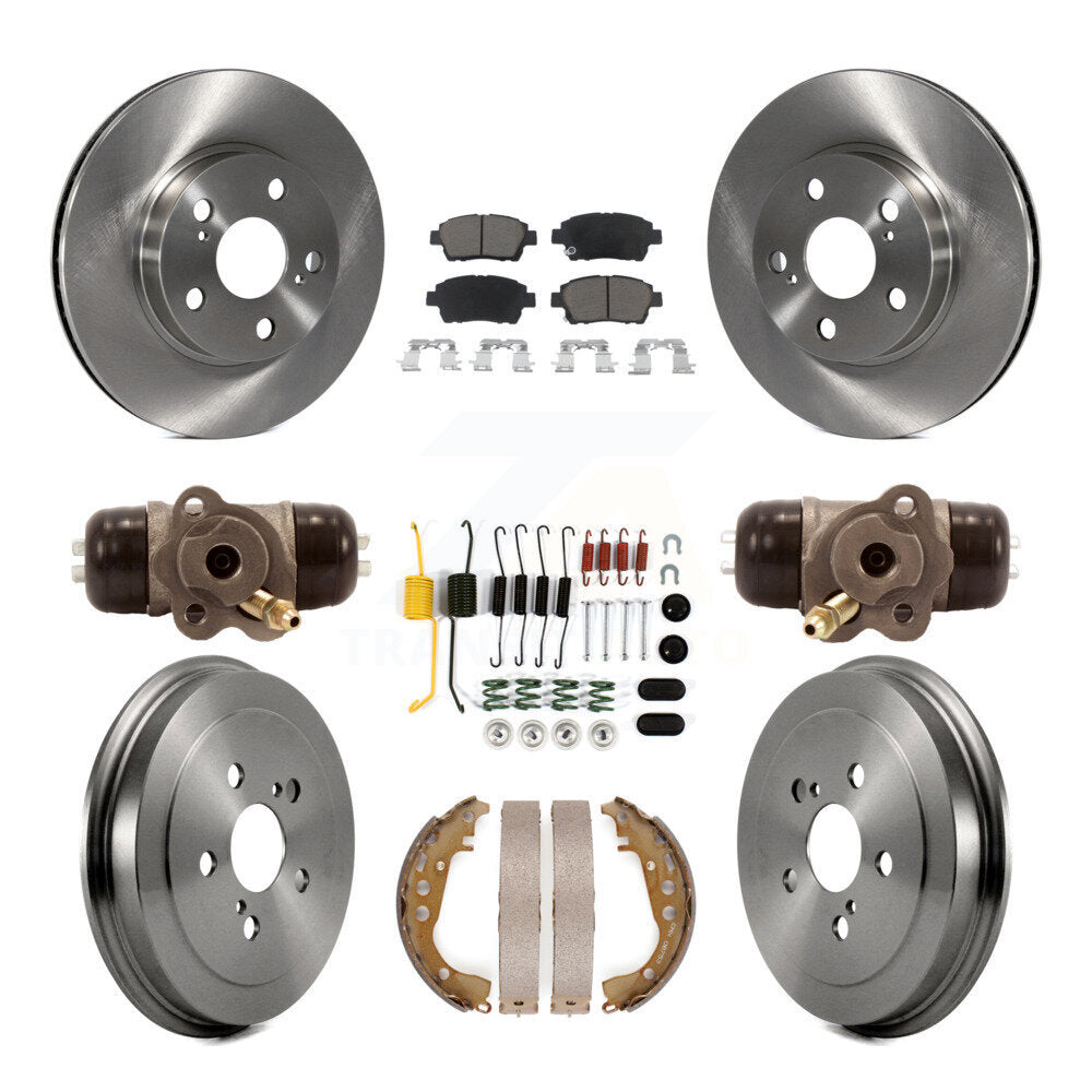 [Avant + Arrière] Kit de Disque et plaquette (céramique) de frein pour 2004-2007 Toyota Prius K8C-102795