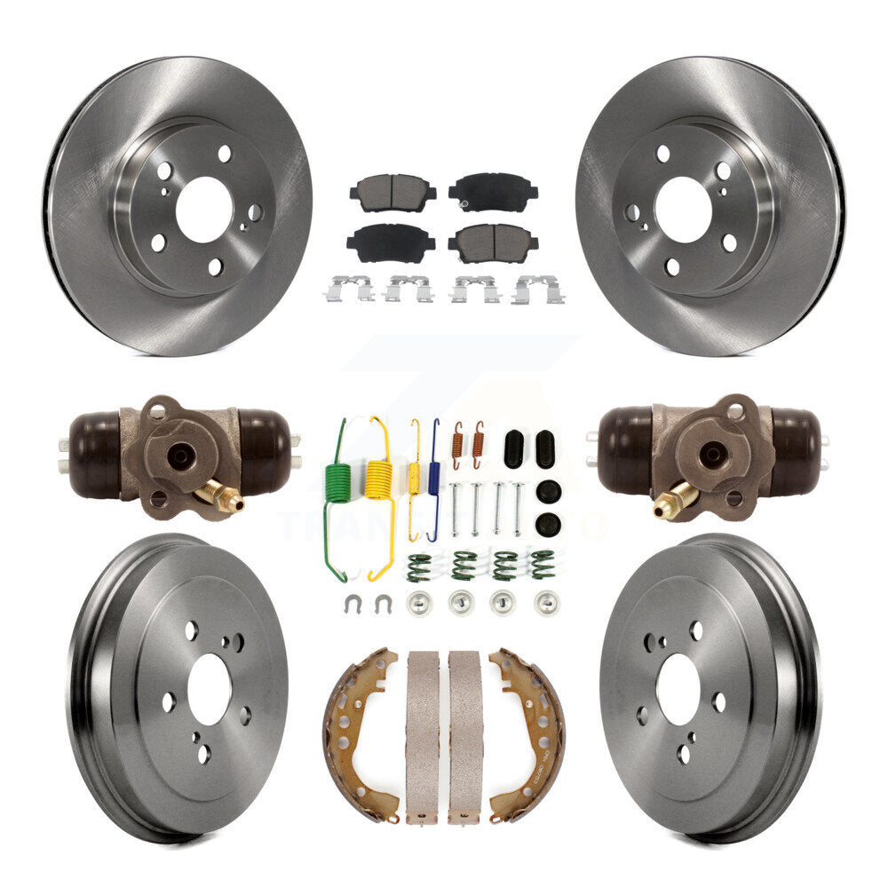 [Avant + Arrière] Kit de Disque et plaquette (céramique) de frein pour 2008 Toyota Prius K8C-102799
