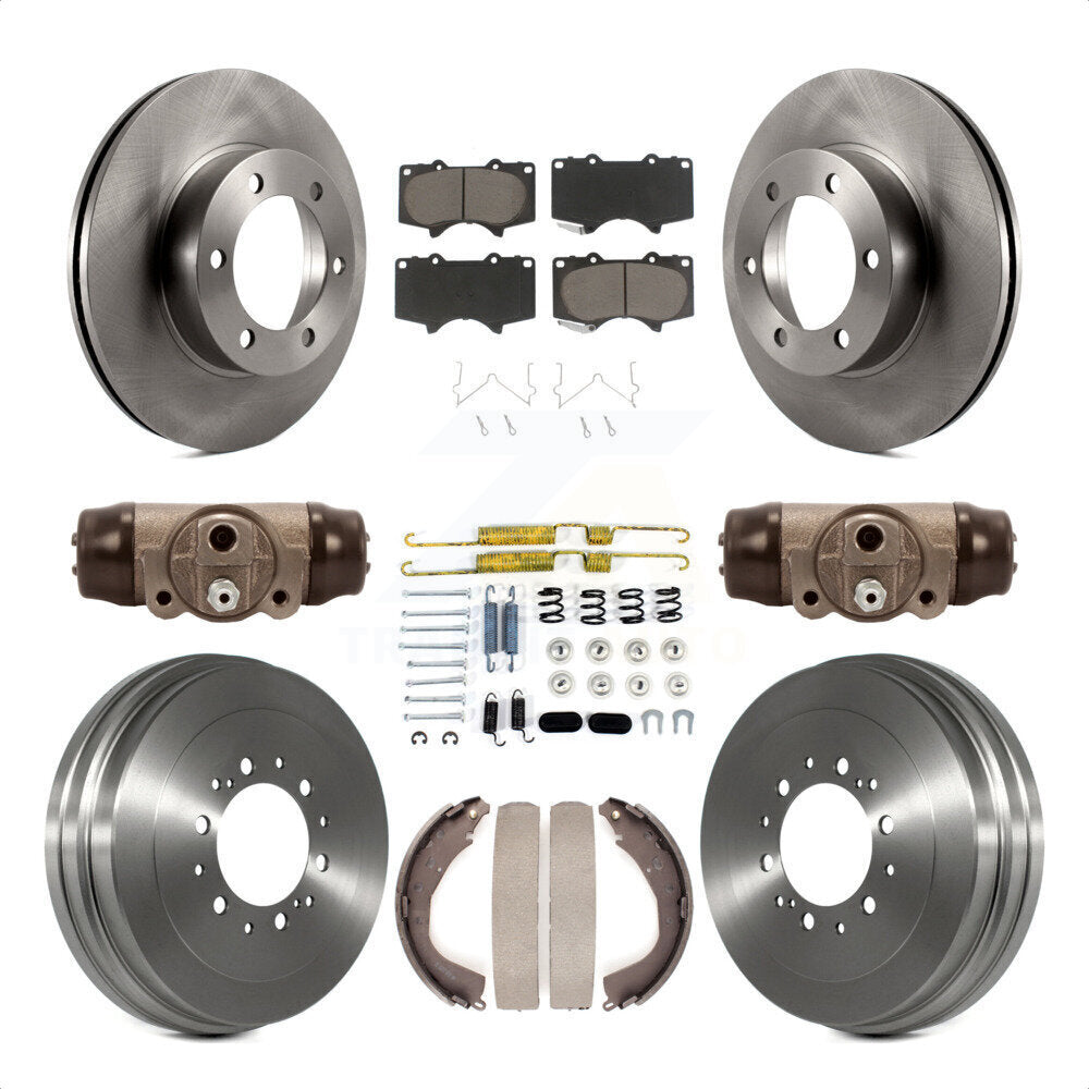 [Avant + Arrière] Kit de Disque et plaquette (céramique) de frein pour 2004-2006 Toyota Tundra K8C-102802 par Transit Auto